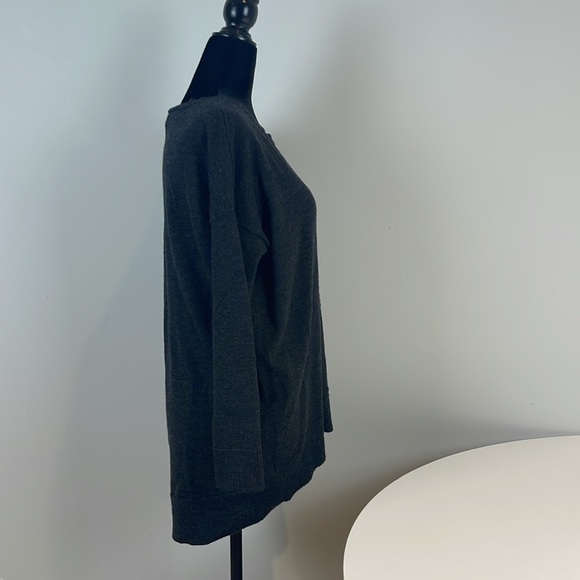 Eileen Fisher Merino Wool Sweater Size Extra Small Dark Grey - Picture 4 of 8